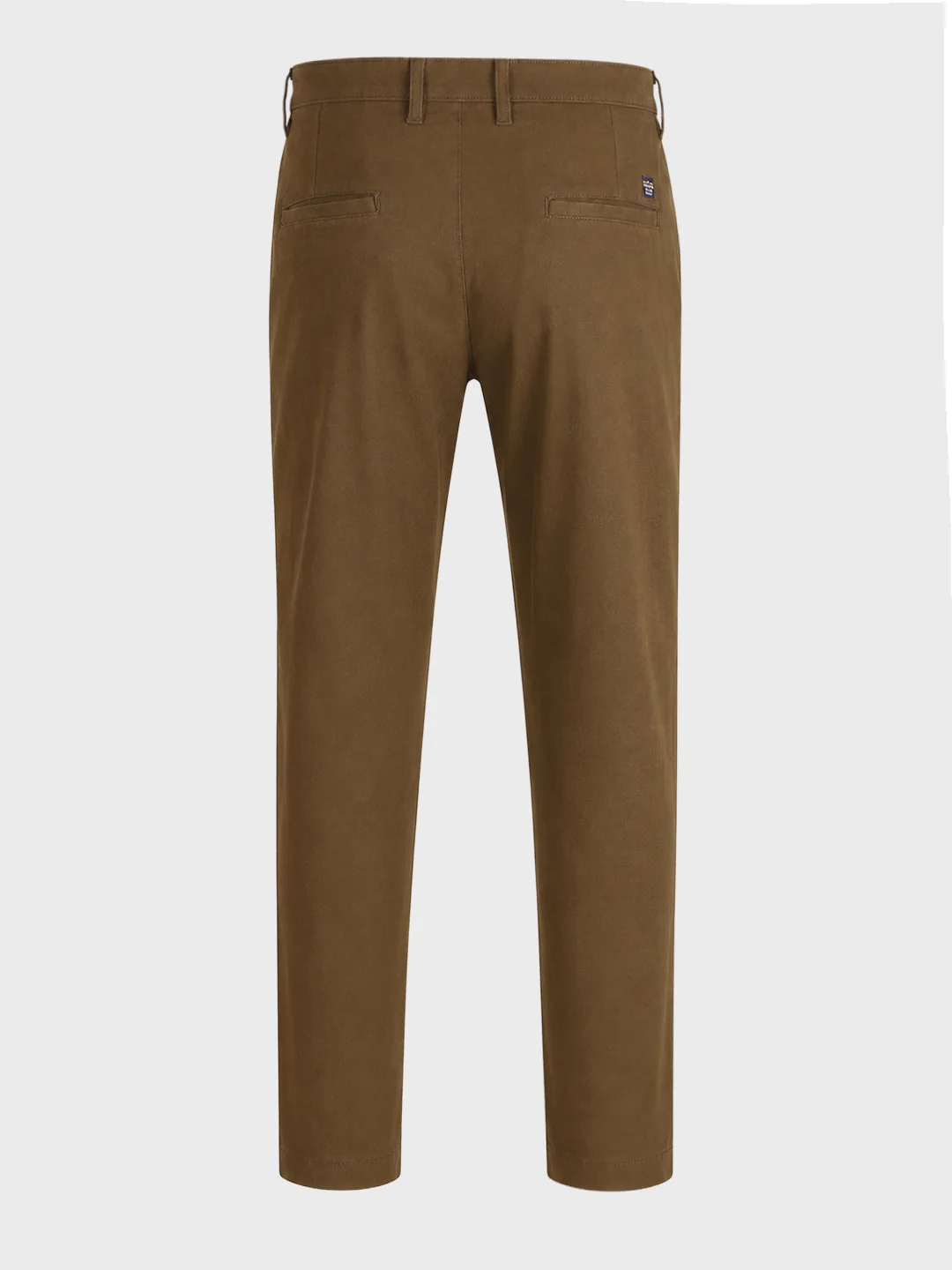 Men's Khaki Slim Fit Solid Chino - Image 8