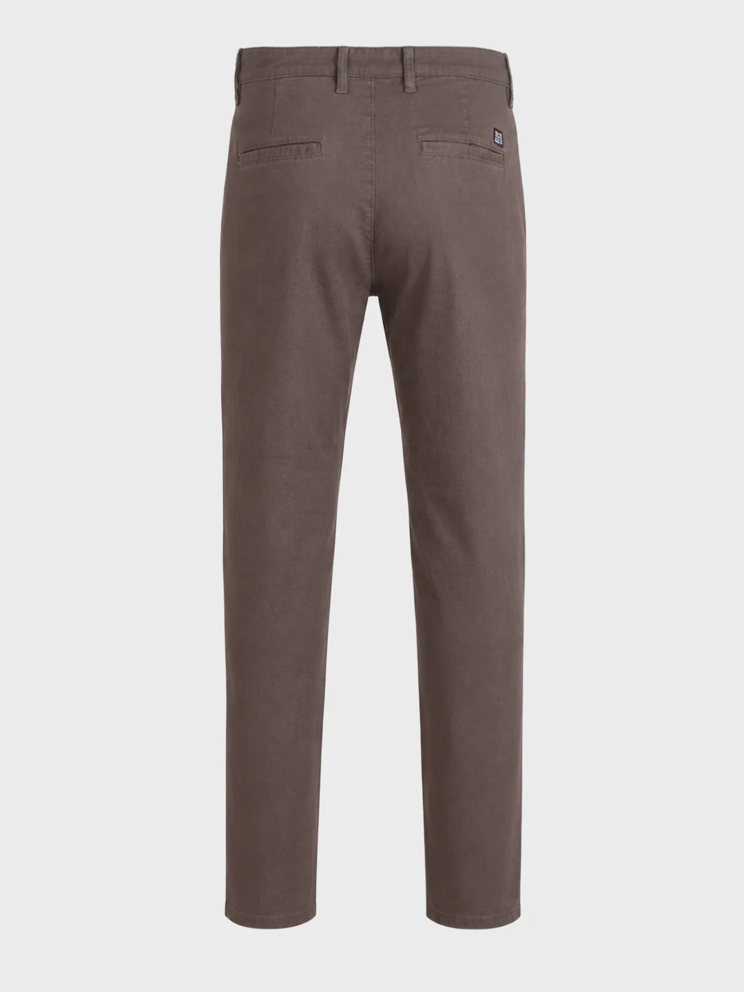 Men's Grey Slim Fit Solid Chino - Image 8