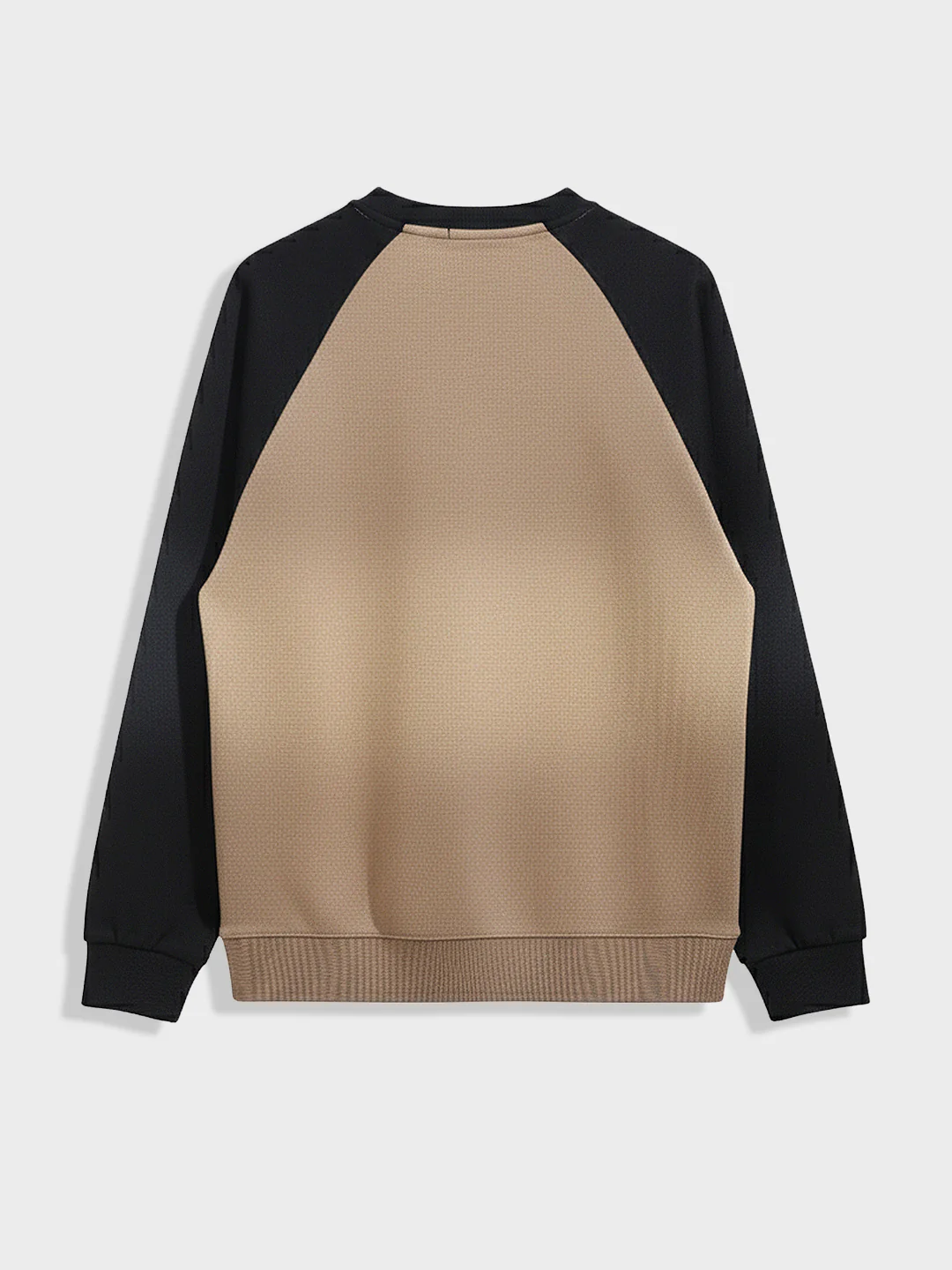 Men's Beige Relaxed Fit Embroided Casual Sweatshirt - Image 5