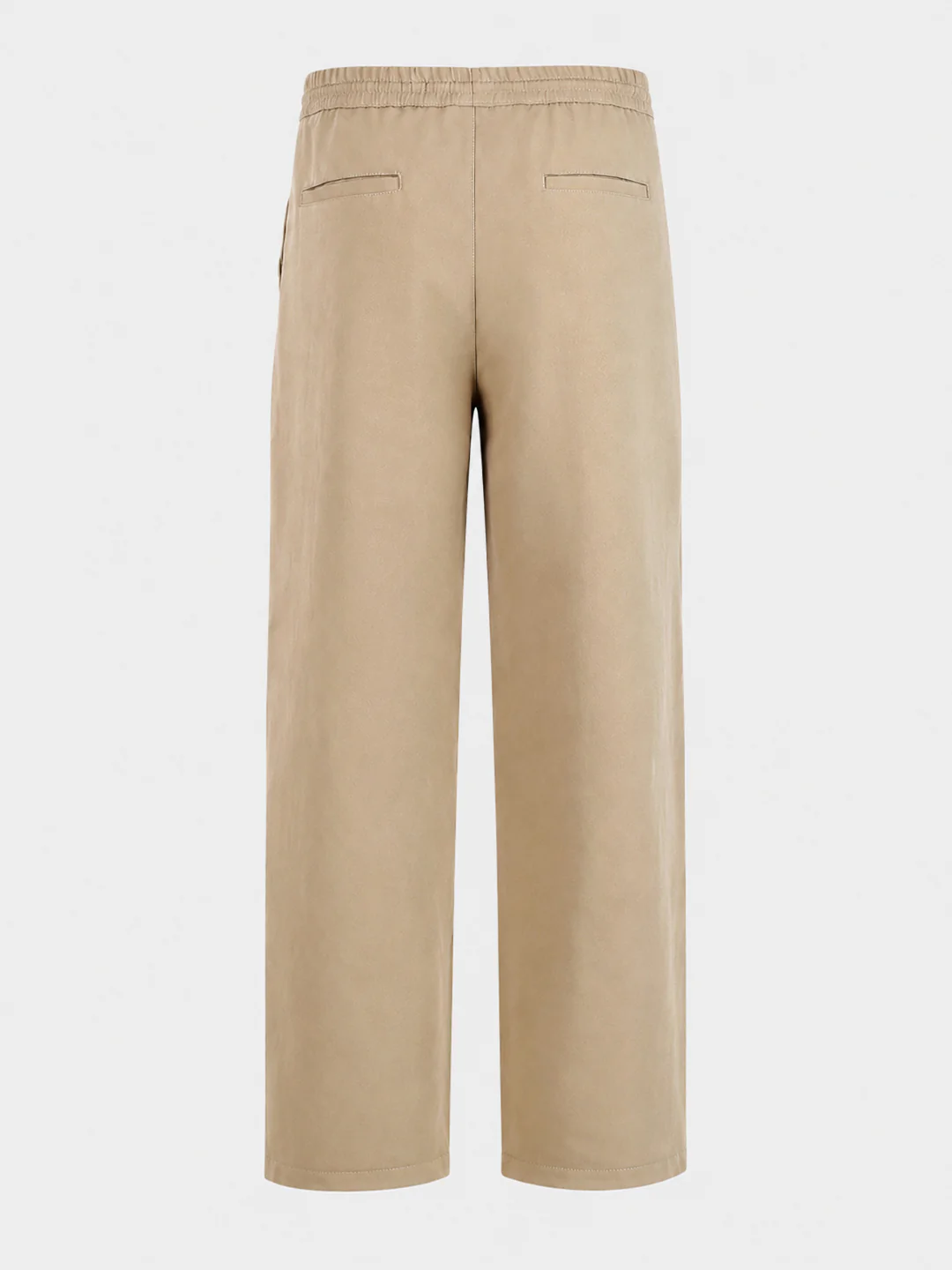 Men's Beige Relaxed Fit Solid Casual Jogger - Image 8