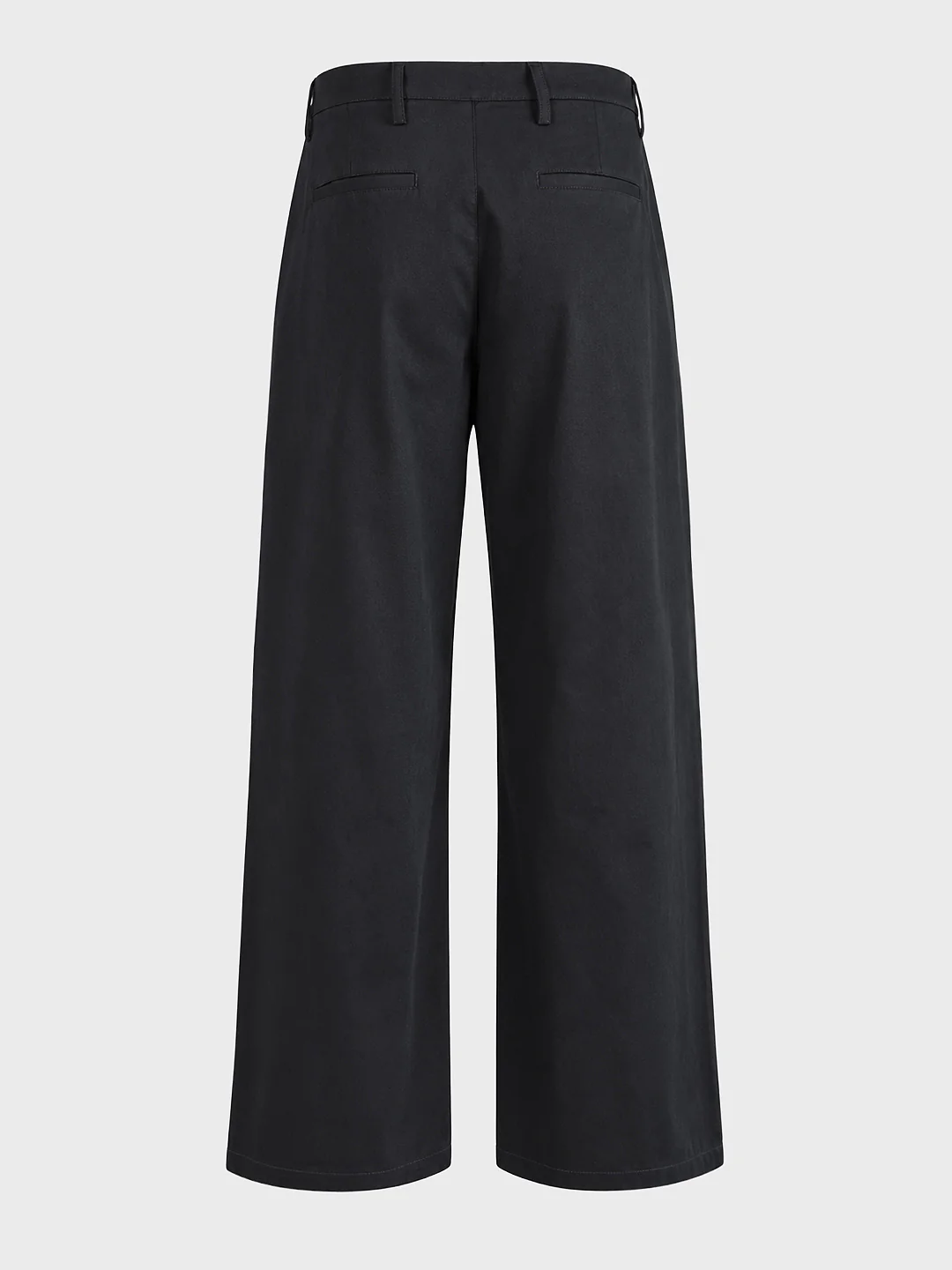 Men's Black Baggy Fit Solid Utility Trousers - Image 8