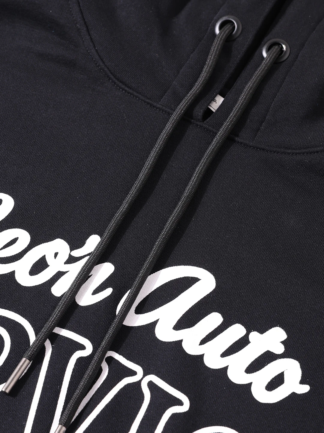 Men's Black Boxy Fit Printed Casual Sweatshirt - Image 3