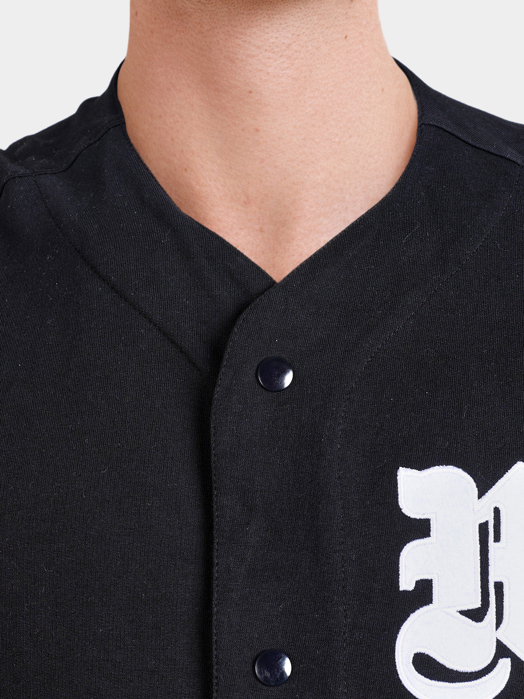 Men's Black Boxy Fit Printed Street Wear Shirt - Image 3