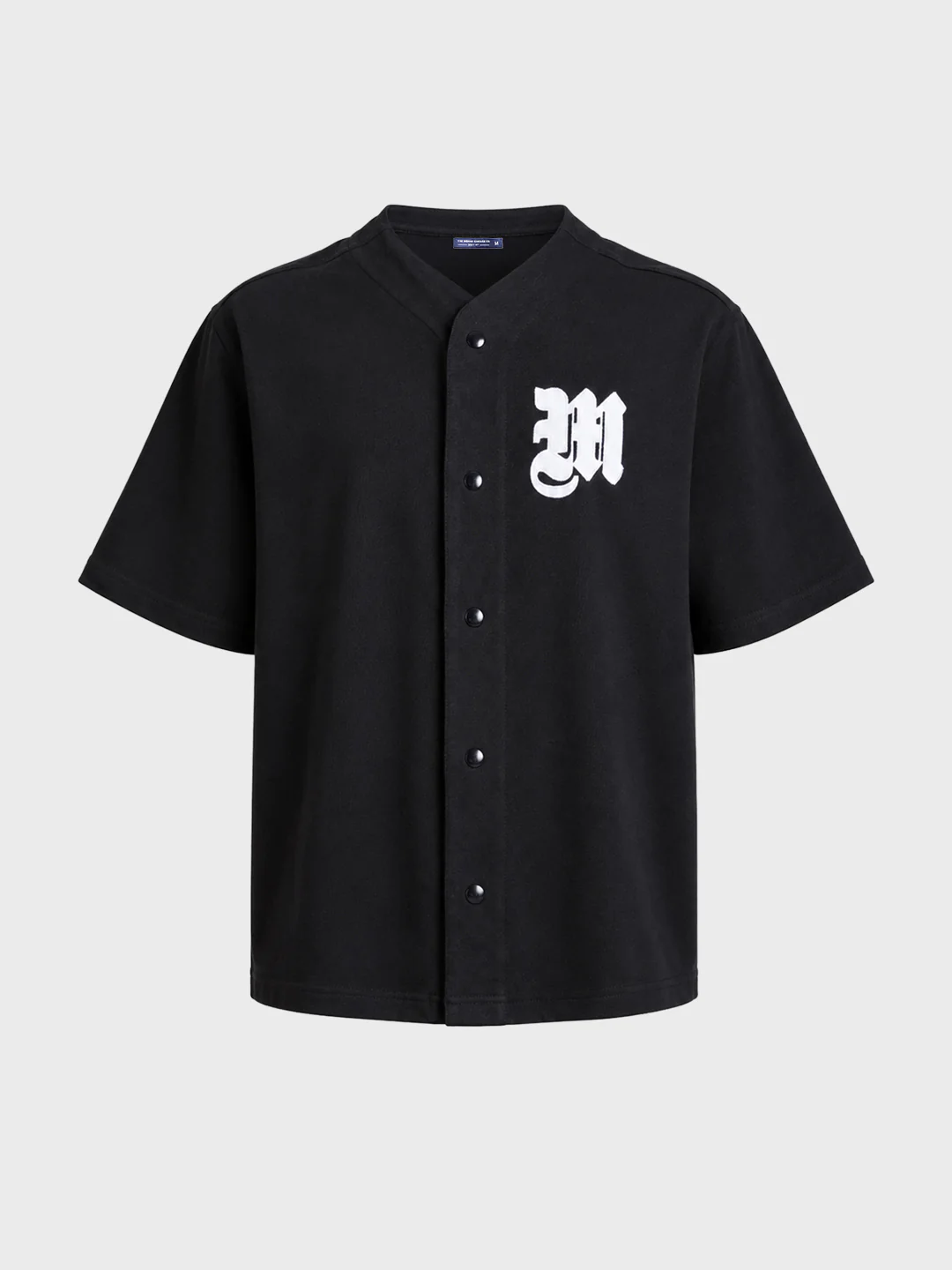 Men's Black Boxy Fit Printed Street Wear Shirt - Image 6