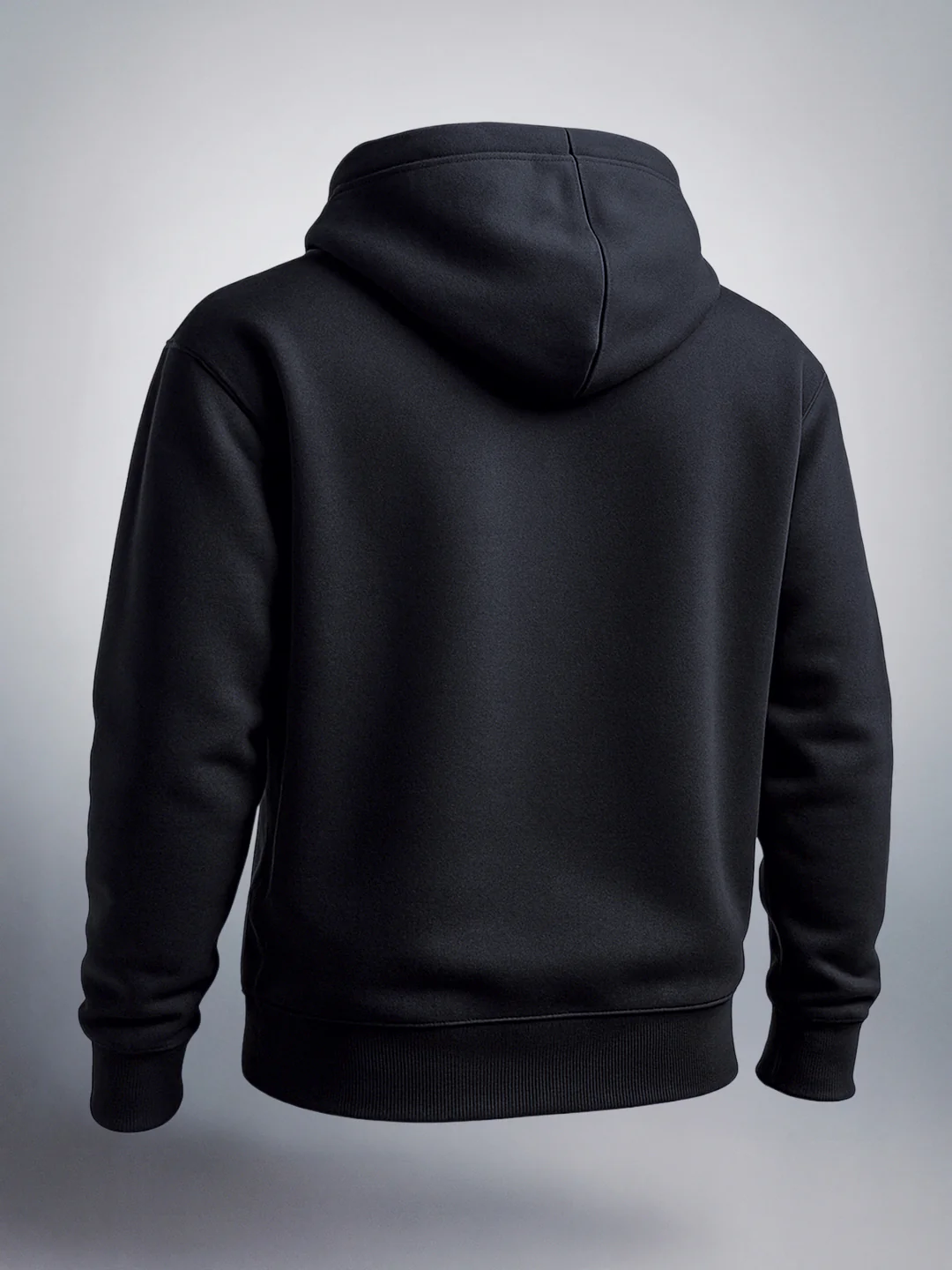 Men's Black Oversized Fit Printed Street Sweatshirt - Image 5