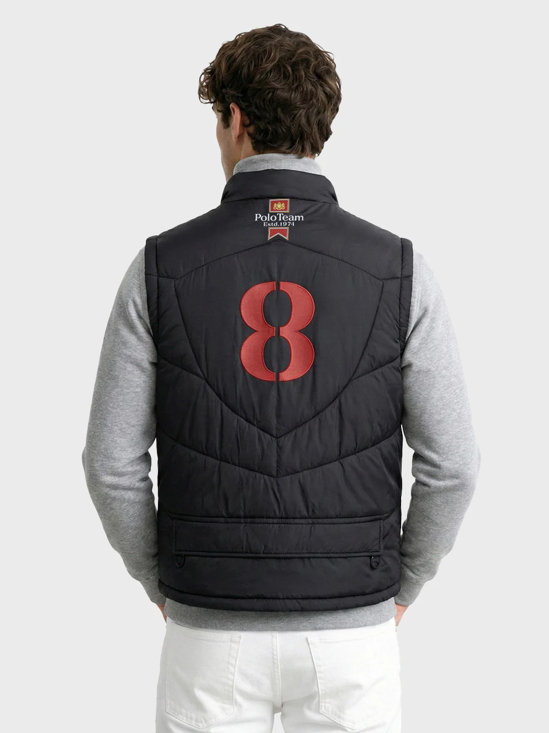 Men's Black Regular Fit Printed Casual Biker Jacket - Image 2