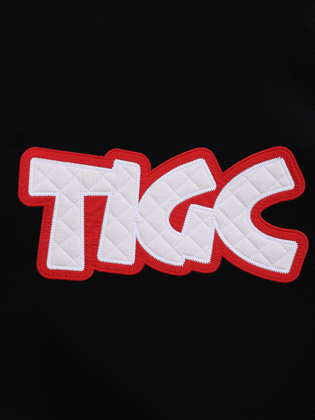 Men's Black Relaxed Fit Embroided Casual Sweatshirt - Image 3