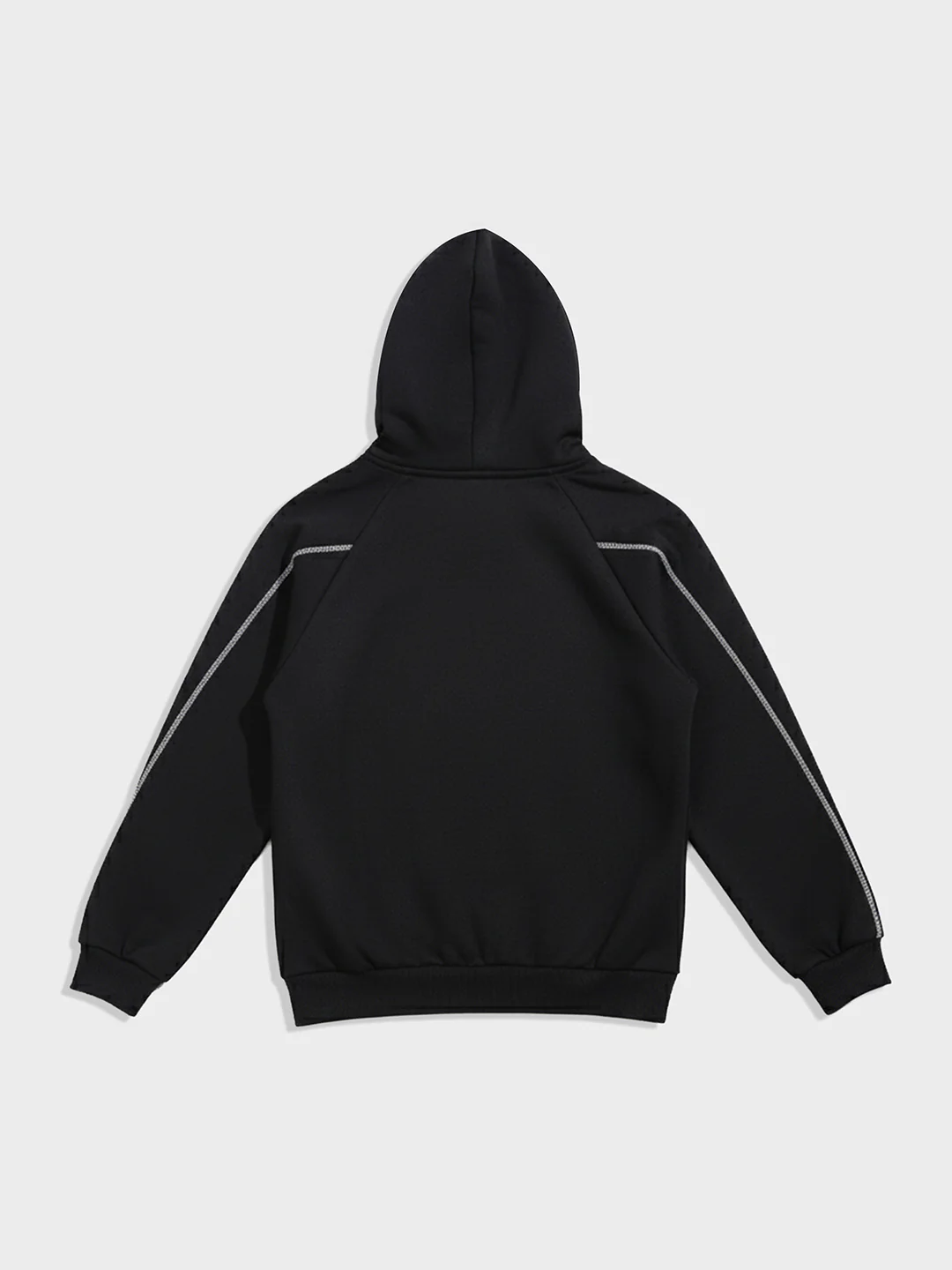 Men's Black Relaxed Fit Embroided Casual Sweatshirt - Image 5