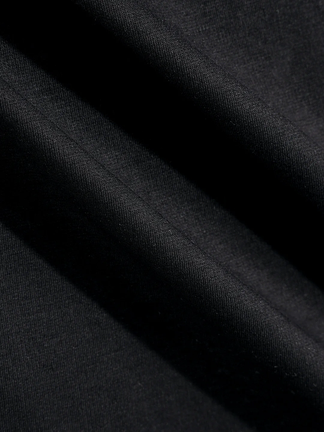 Men's Black Relaxed Fit Embroided 240 GSM Casual T-Shirt - Image 6