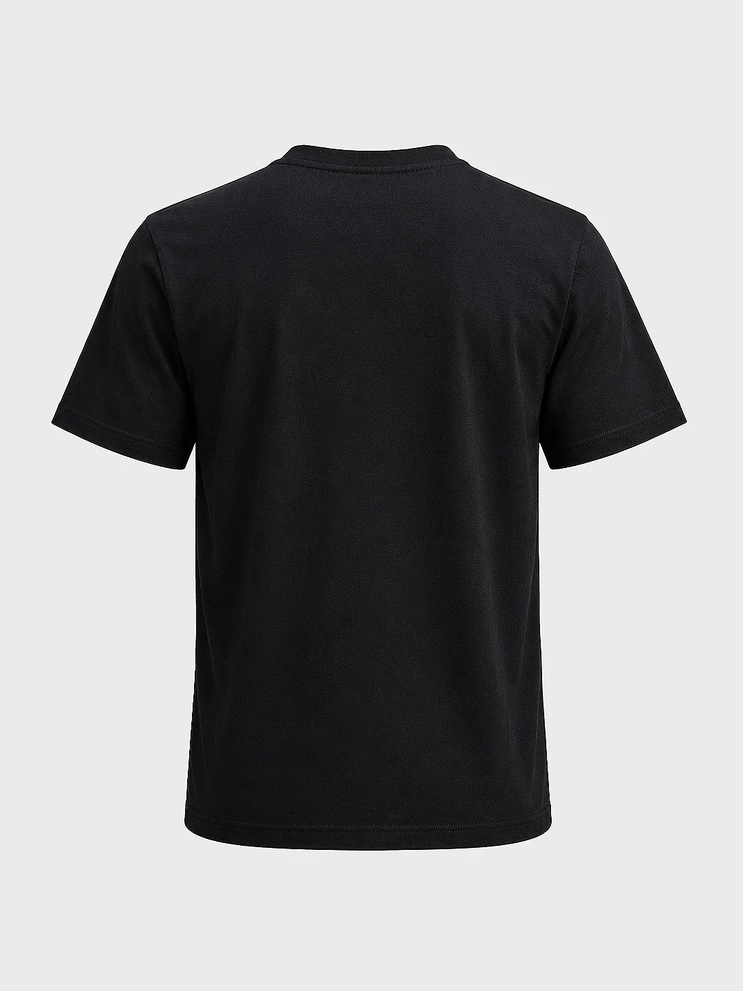 Men's Black Relaxed Fit Graphic Printed Casual T-Shirts - Image 7