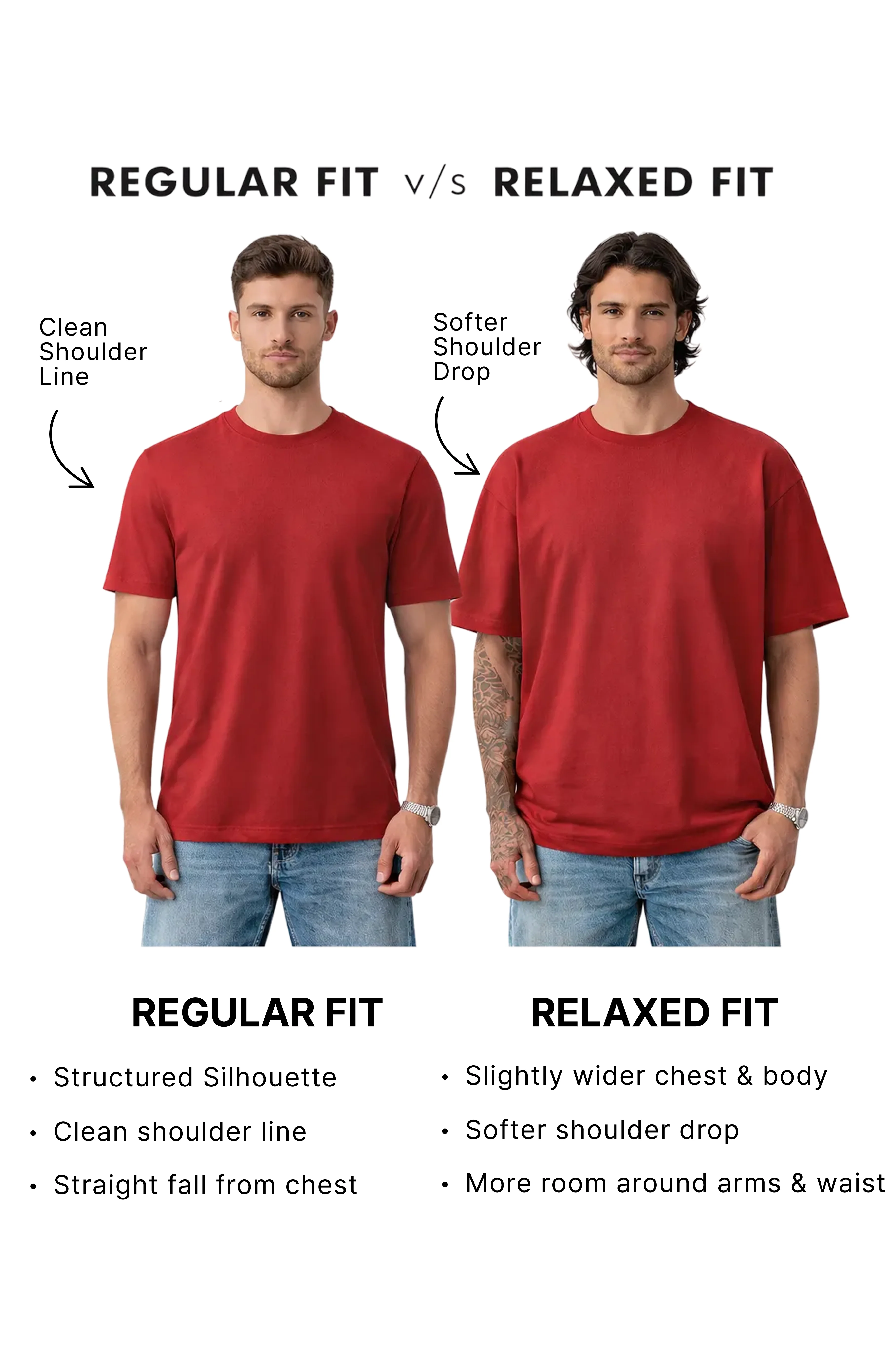Men's White Relaxed Fit Embroidered Casual T-Shirt - Image 8
