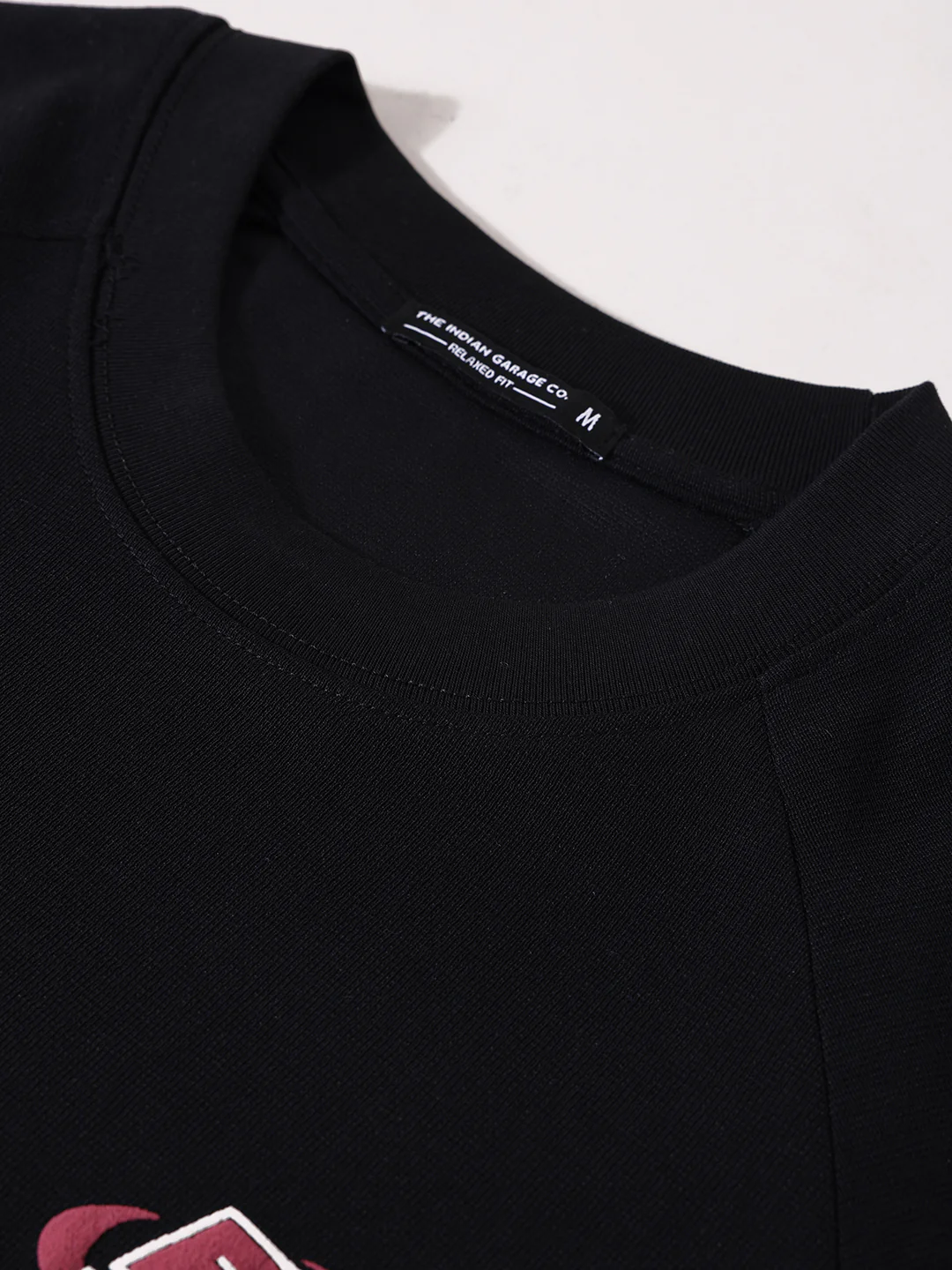 Men's Black Relaxed Fit Graphic Printed 240 GSM Street Wear T-Shirt - Image 8