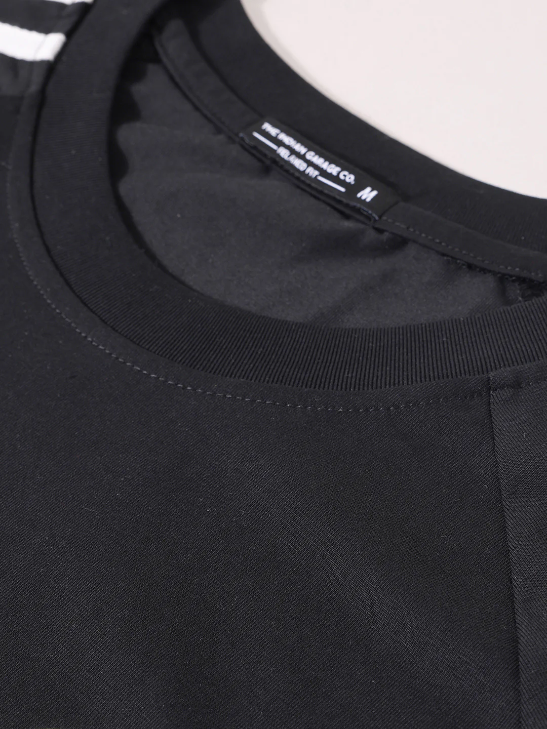 Men's Black Relaxed Fit Graphic Printed 240 GSM Street Wear T-Shirt - Image 8