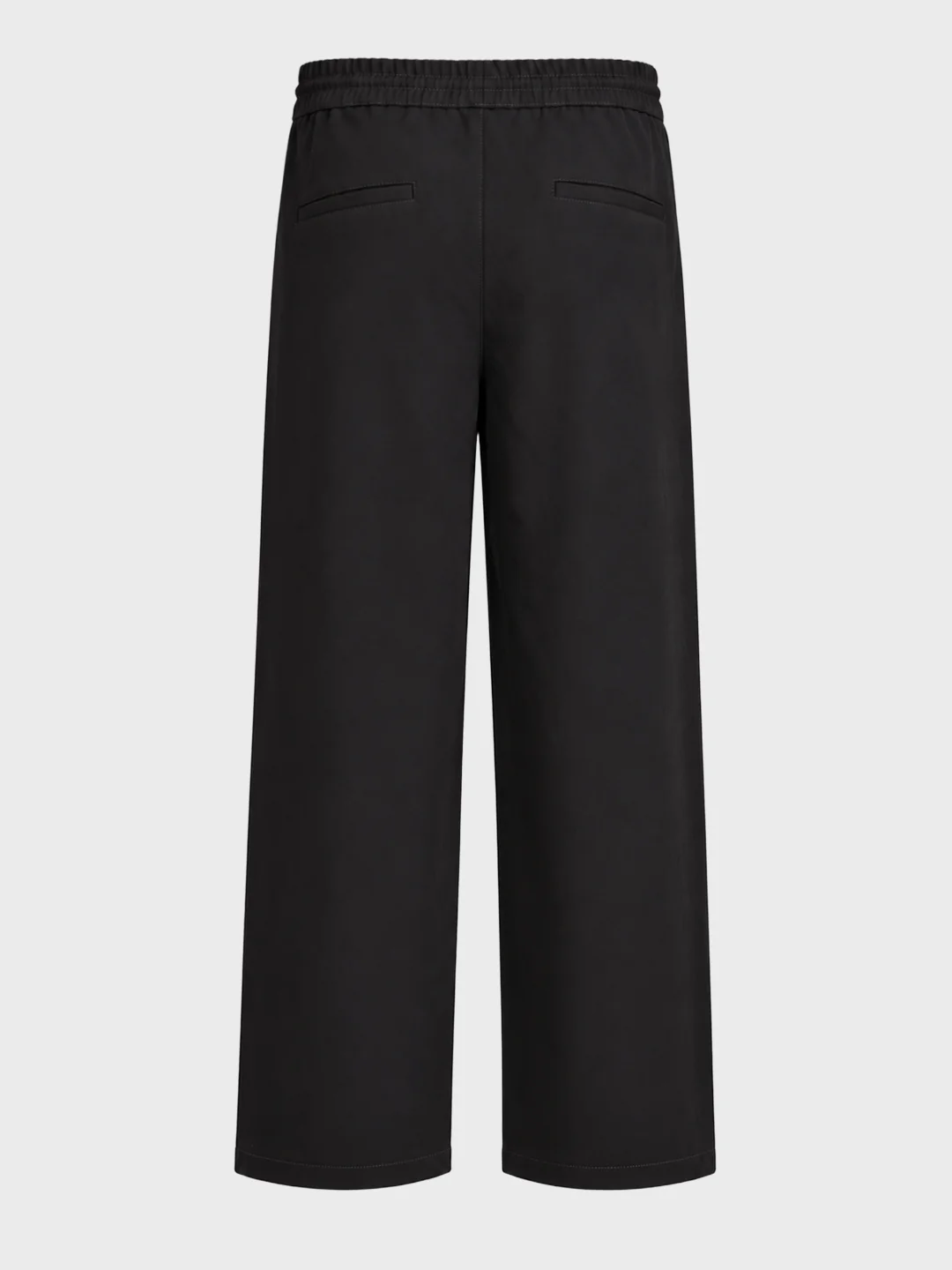Men's Black Relaxed Fit Solid Casual Jogger - Image 8