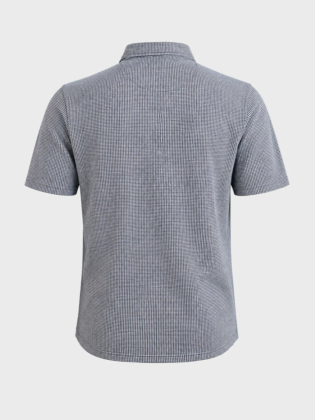 Men's Black Slim Fit Printed Casual Polo T-Shirt - Image 7