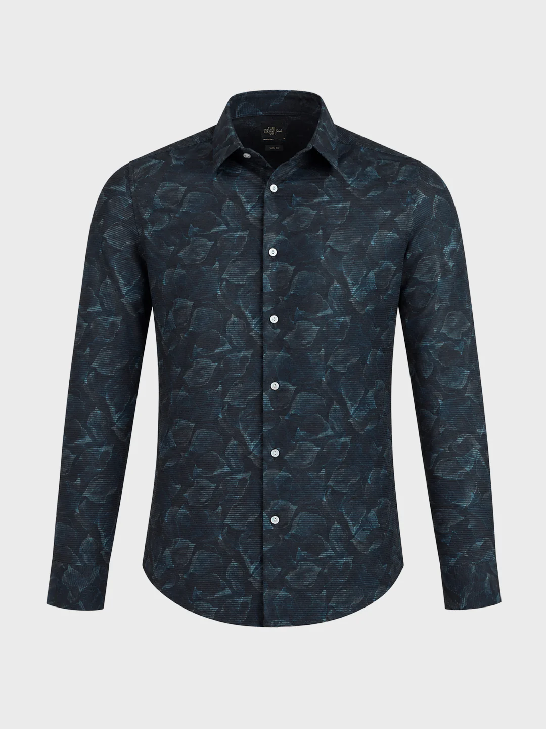 Men's Black Slim Fit Printed Party Wear Shirt - Image 6