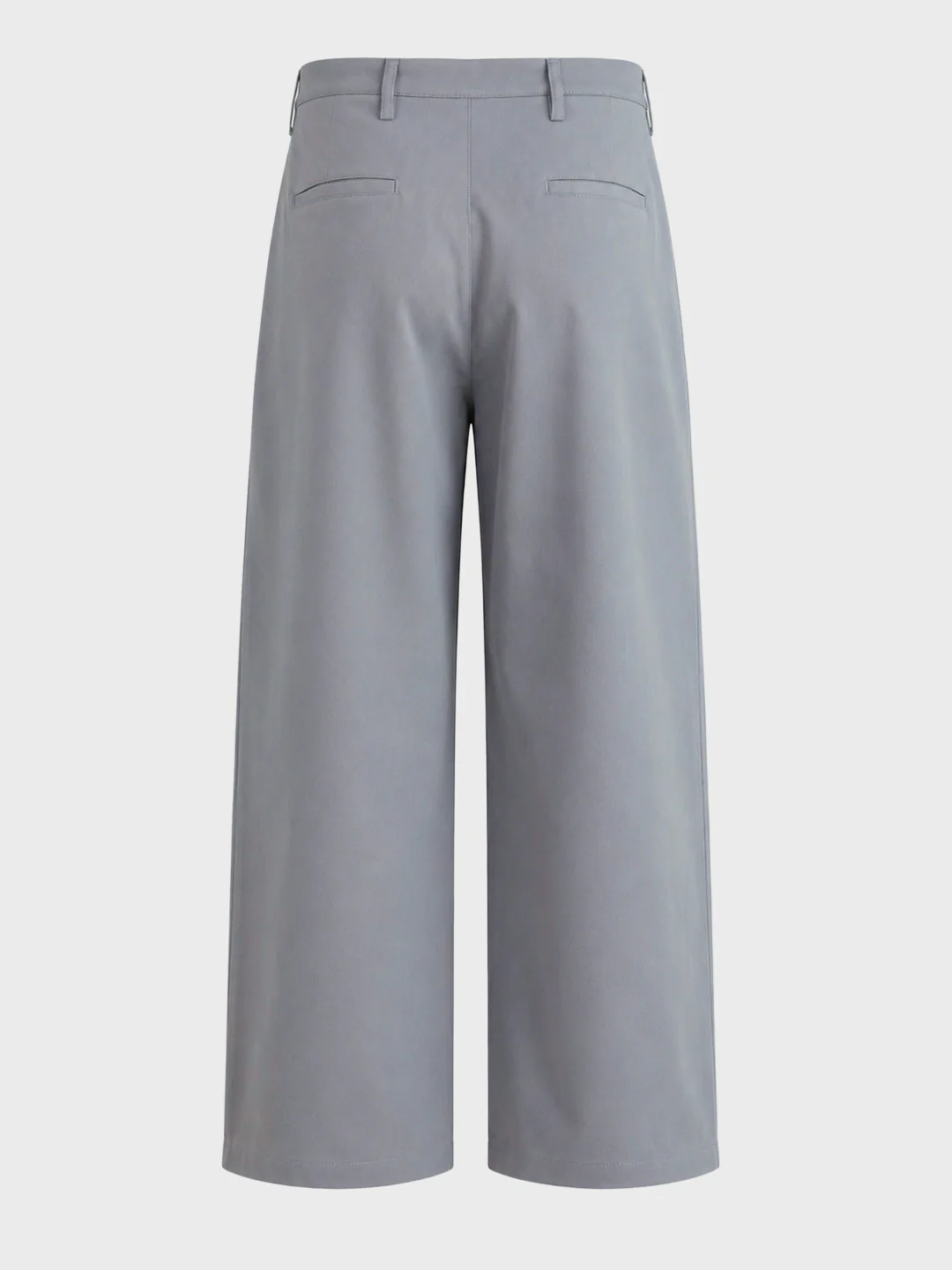 Men's Grey Baggy Fit Solid Utility Trousers - Image 8
