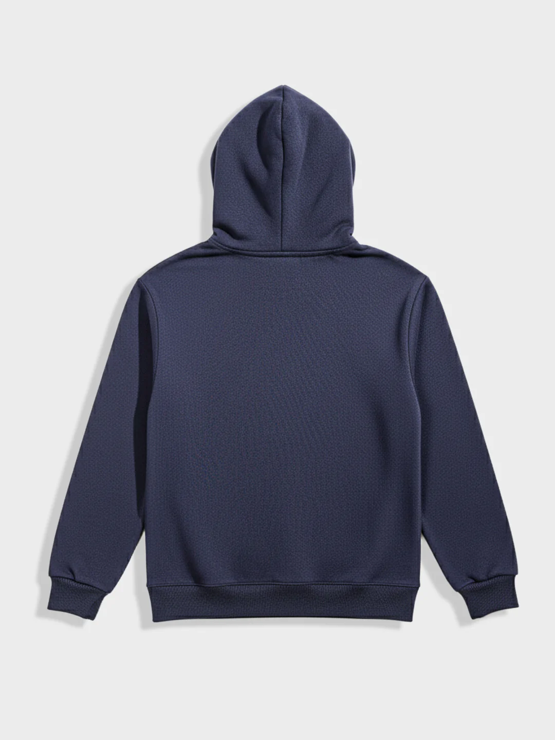 Men's Navy Blue Relaxed Fit Embroided Casual Sweatshirt - Image 5