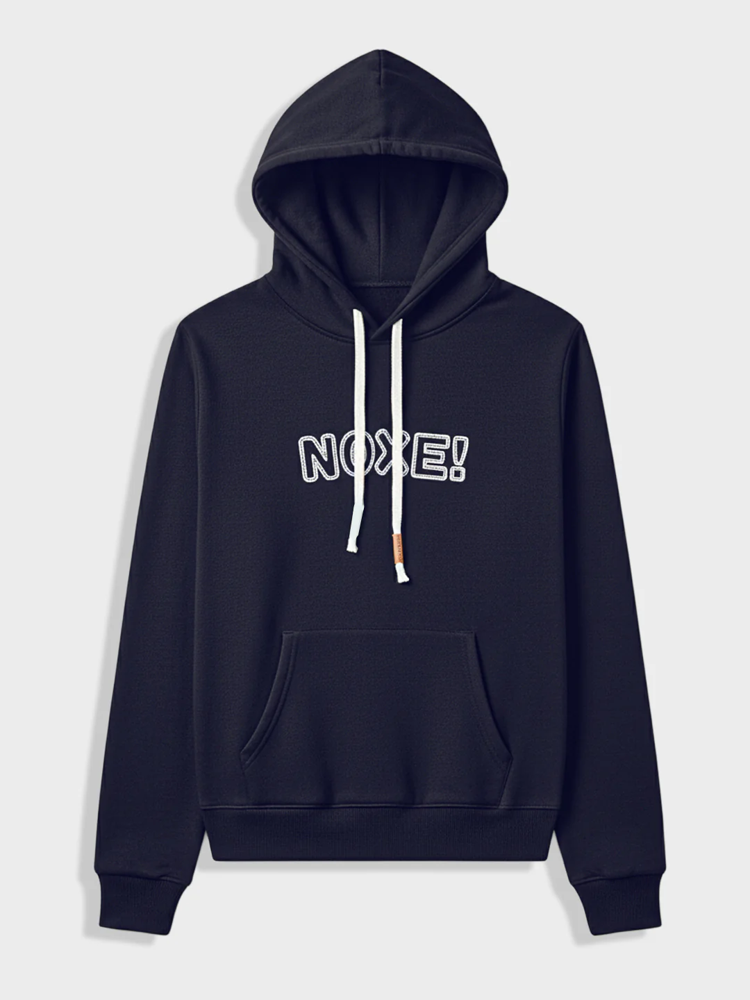 Men's Navy Blue Relaxed Fit Embroided Casual Sweatshirt - Image 4