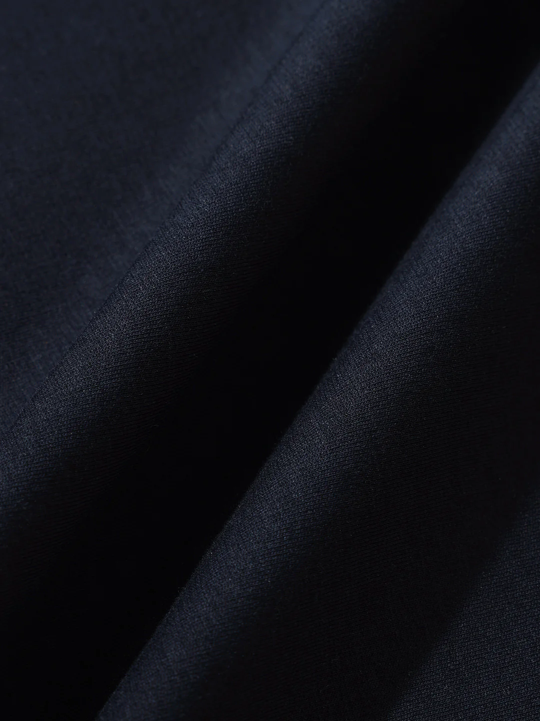 Men's Navy Blue Relaxed Fit Embroided 240 GSM Casual T-Shirt - Image 7
