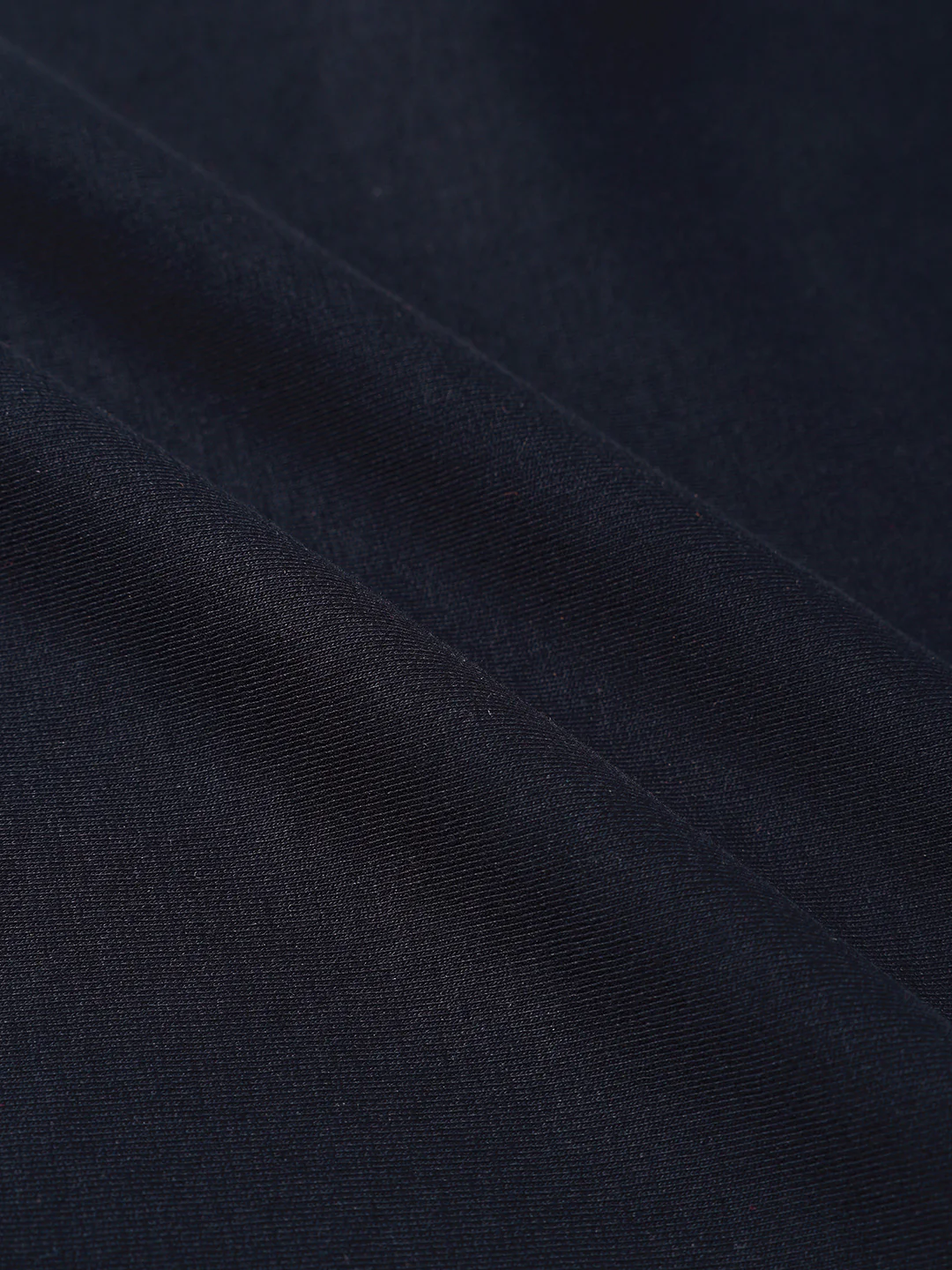 Men's Navy Blue Relaxed Fit Embroided 240 GSM Resort Wear T-Shirt - Image 6