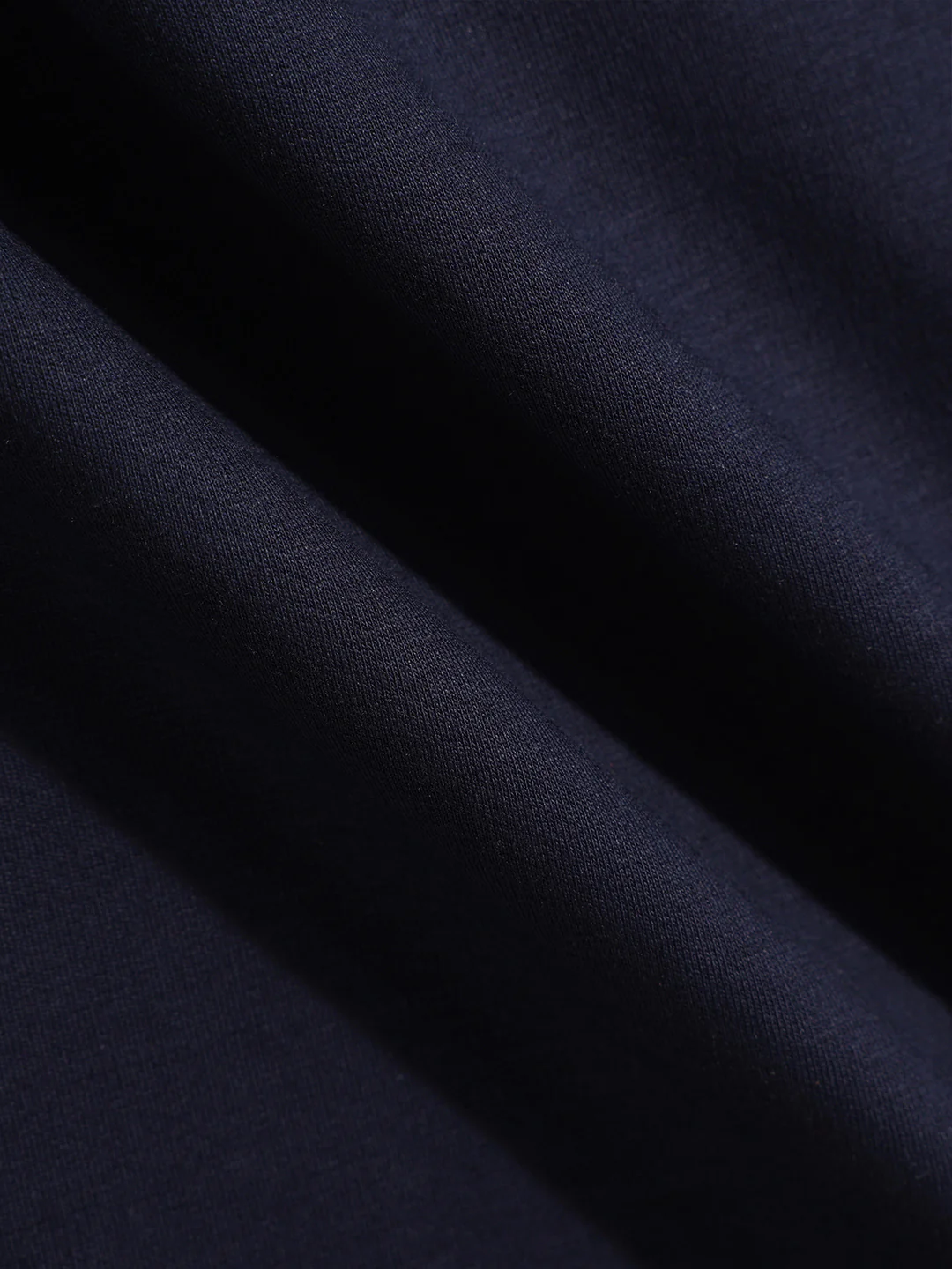 Men's Navy Blue Relaxed Fit Graphic Printed 240 GSM Casual T-Shirt - Image 7