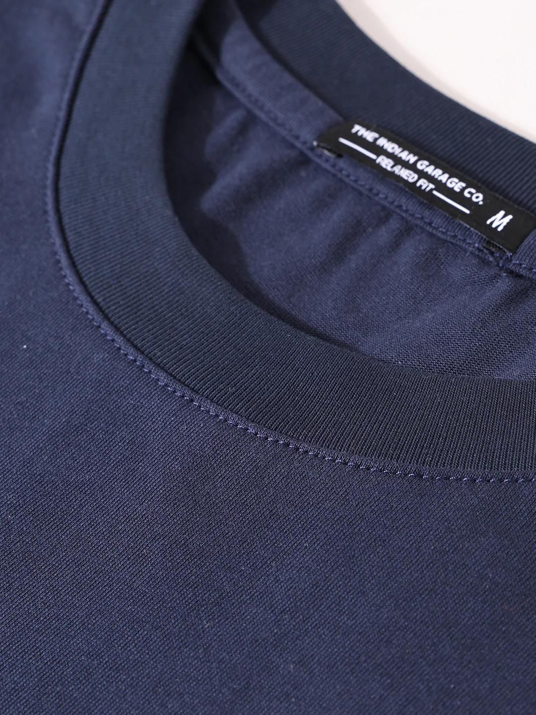 Men's Navy Blue Relaxed Fit Graphic Printed 240 GSM Street Wear T-Shirt - Image 9