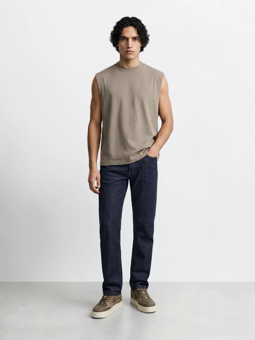 Men's Blue Slim Fit Solid Casual Jeans - Image 6