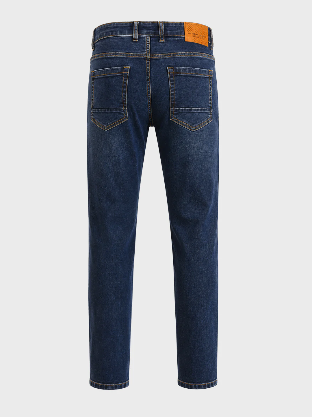 Men's Blue Slim Fit Solid Casual Jeans - Image 8