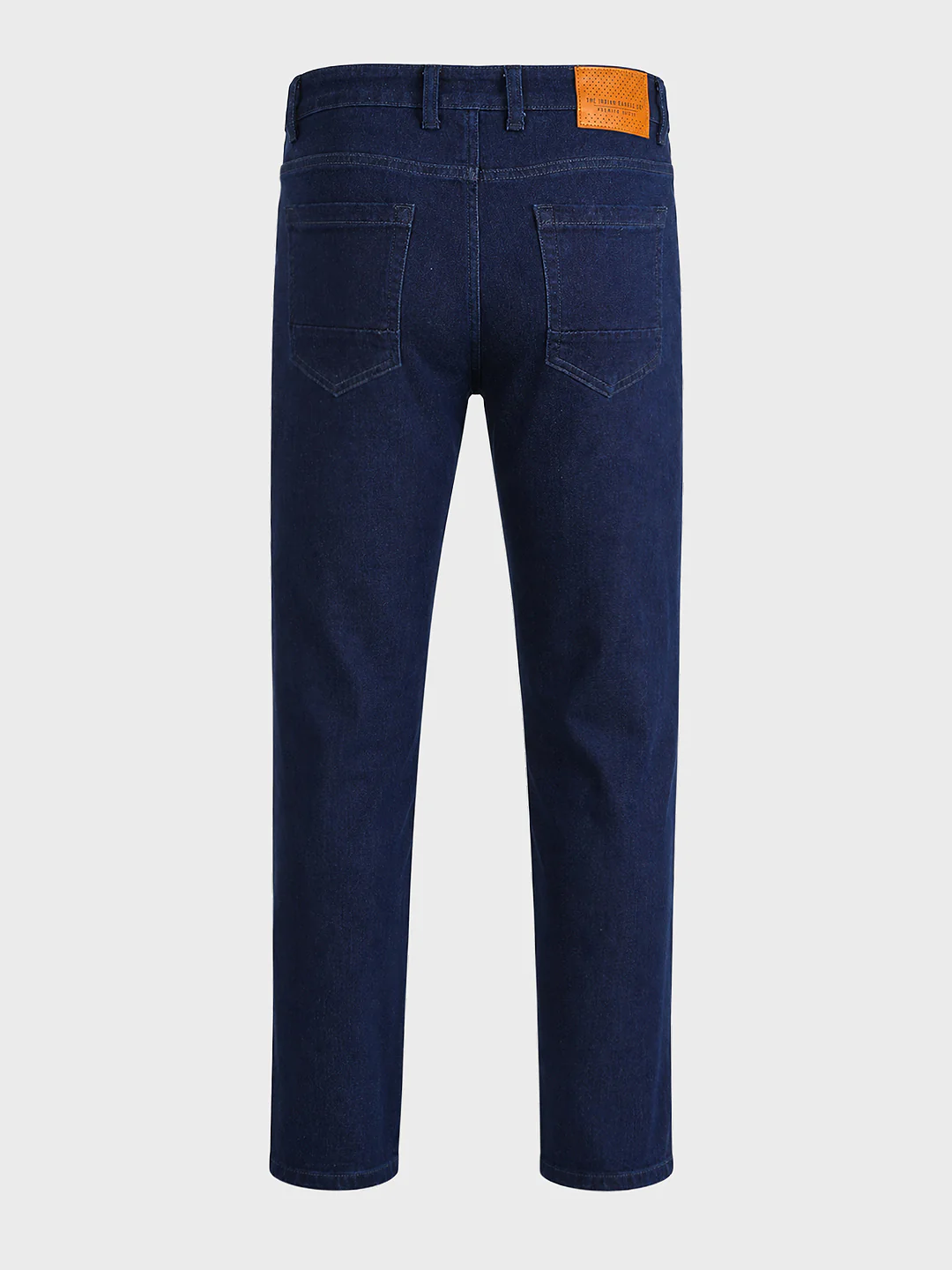 Men's Blue Slim Straight Fit Solid Casual Jeans - Image 8