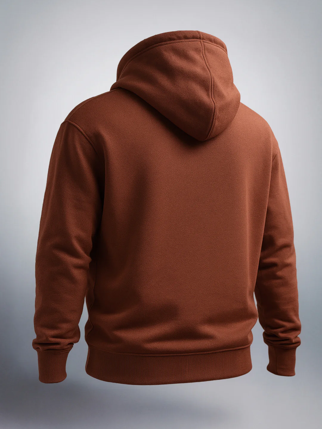 Men's Brown Relaxed Fit Embroided Casual Sweatshirt - Image 5
