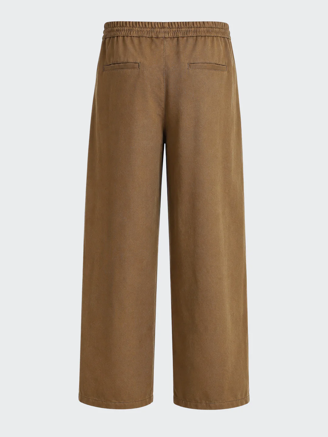 Men's Brown Relaxed Fit Solid Casual Joggers - Image 8