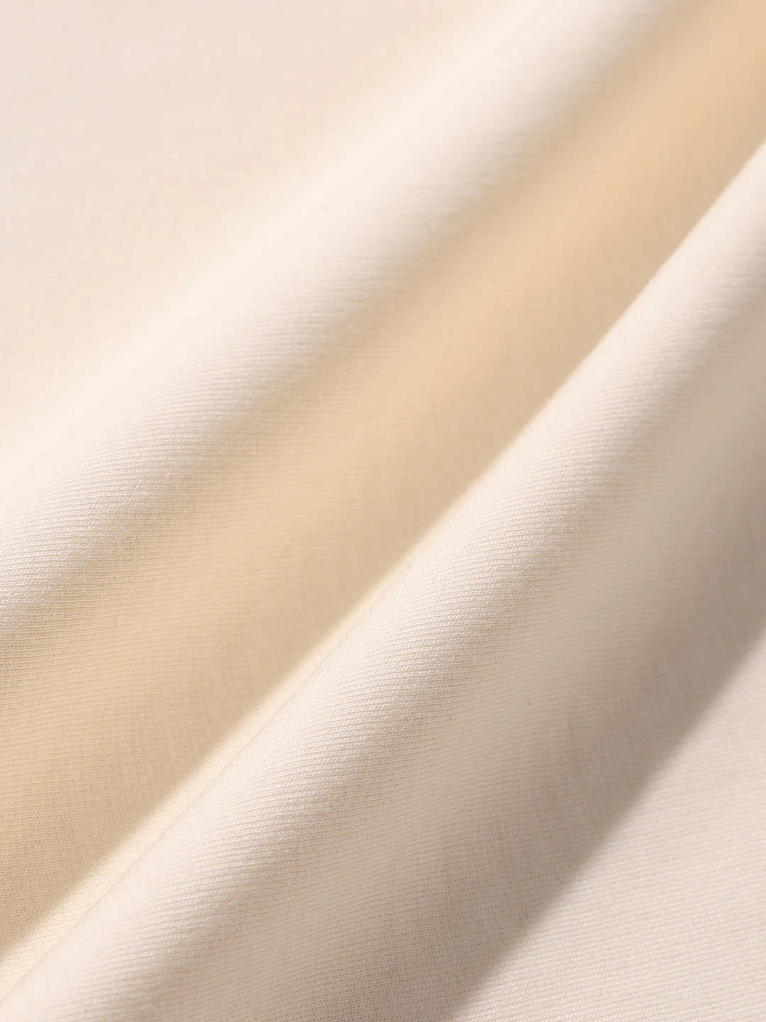 Men's Cream Relaxed Fit Embroided 240 GSM Casual T-Shirt - Image 7
