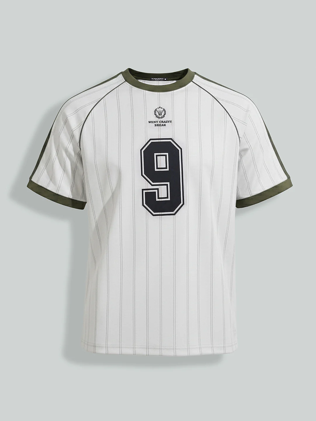 Men's Cream Relaxed Fit Printed 240 GSM Sport Wear T-Shirt - Image 3