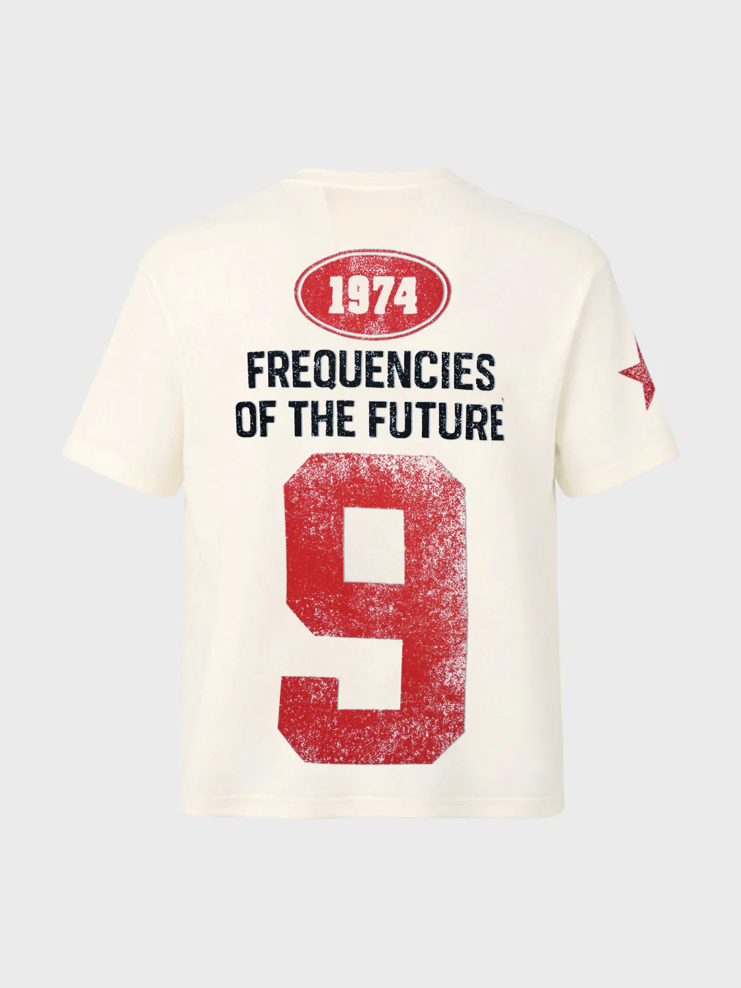Men's Cream Relaxed Fit Solid Casual T-Shirt - Image 6