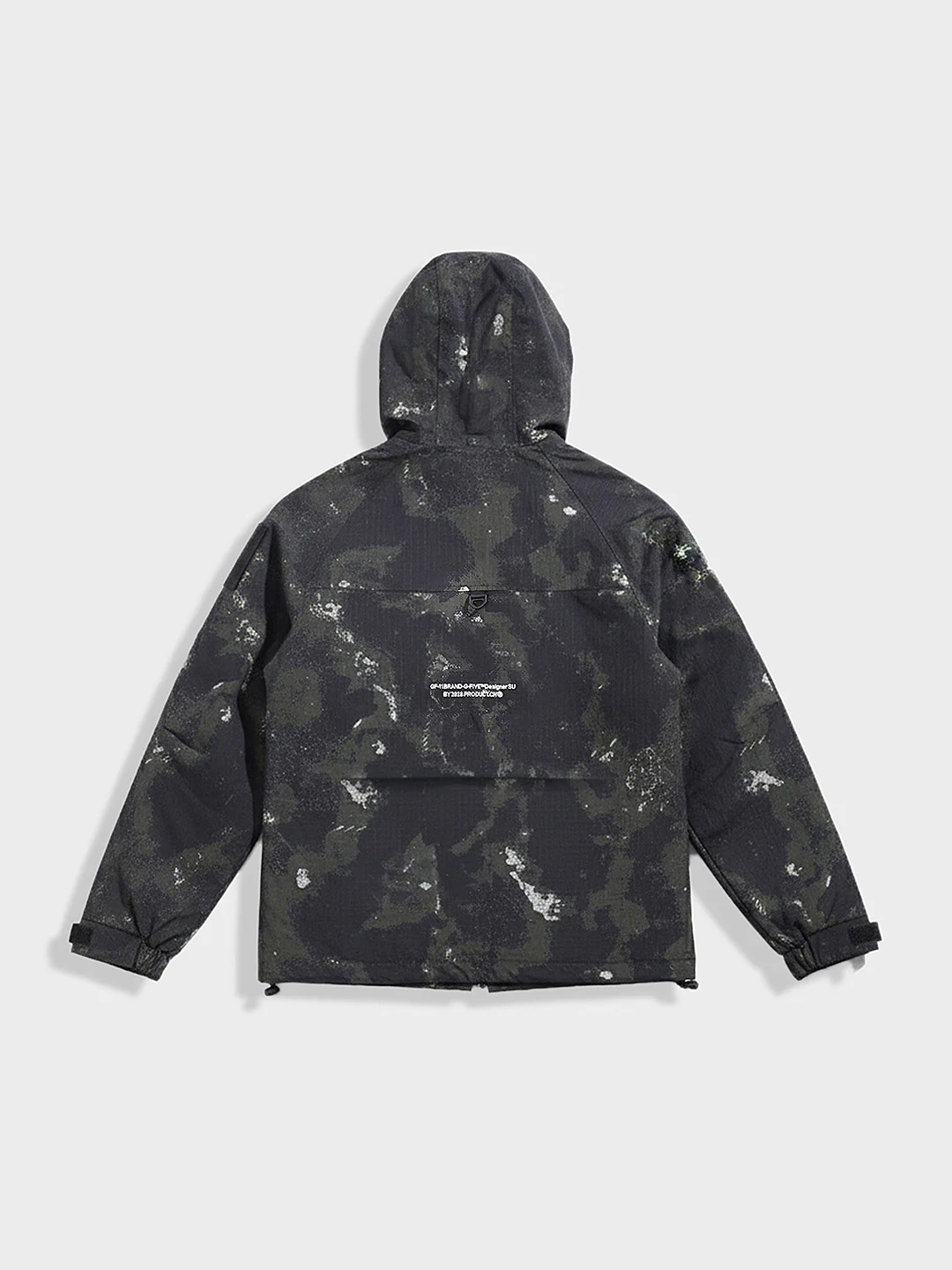 Men's Green Regular Fit Printed Casual Winter Jacket - Image 5