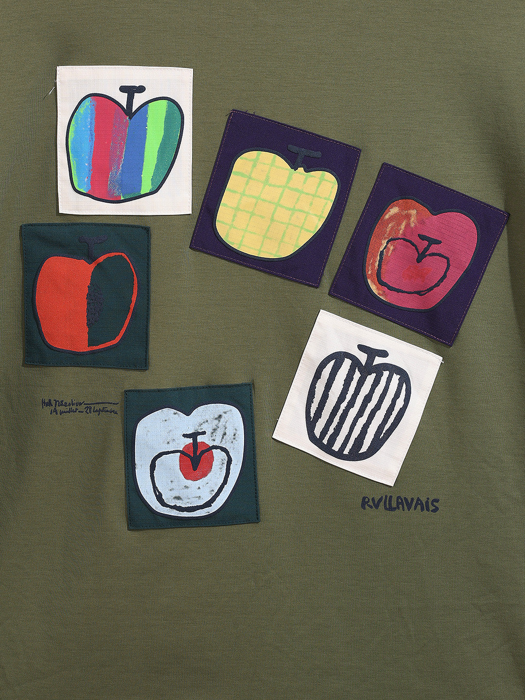 Men's Green Relaxed Fit Embroided 240 GSM Casual T-Shirt - Image 6