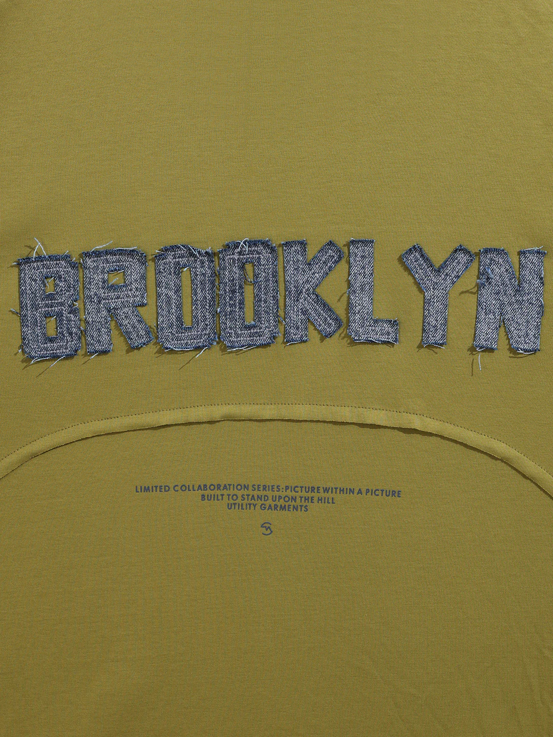 Men's Green Relaxed Fit Embroided 240 GSM Casual T-Shirt - Image 4