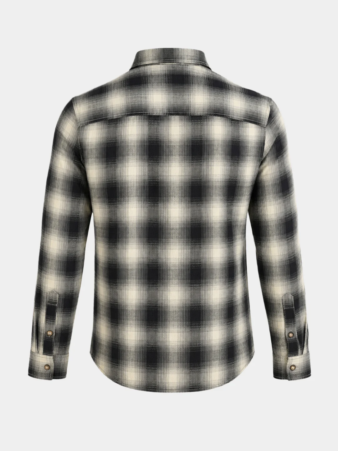 Men's Green Slim Fit Checkered Casual Shirts - Image 7