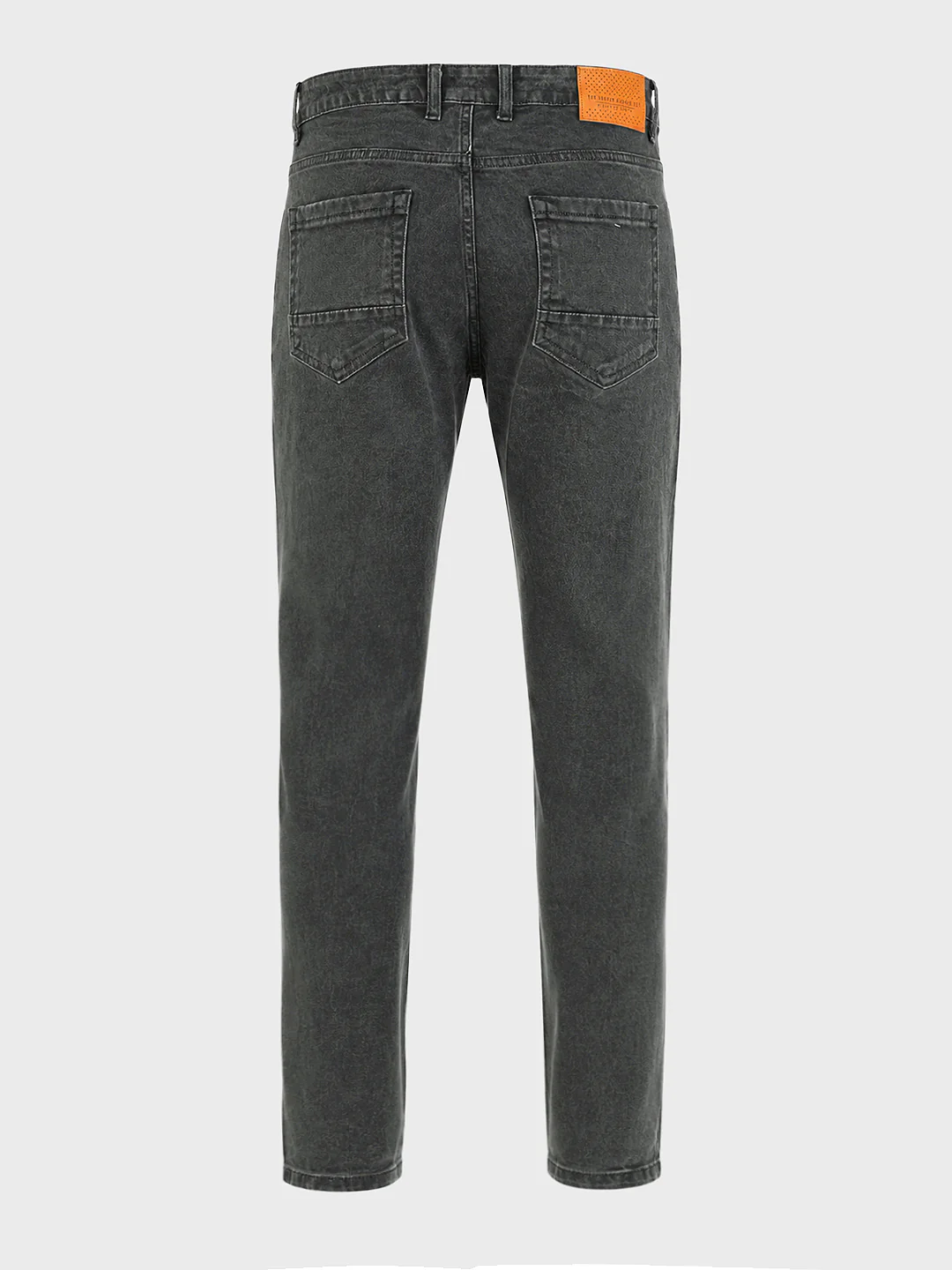 Men's Green Slim Fit Solid Casual Jeans - Image 8