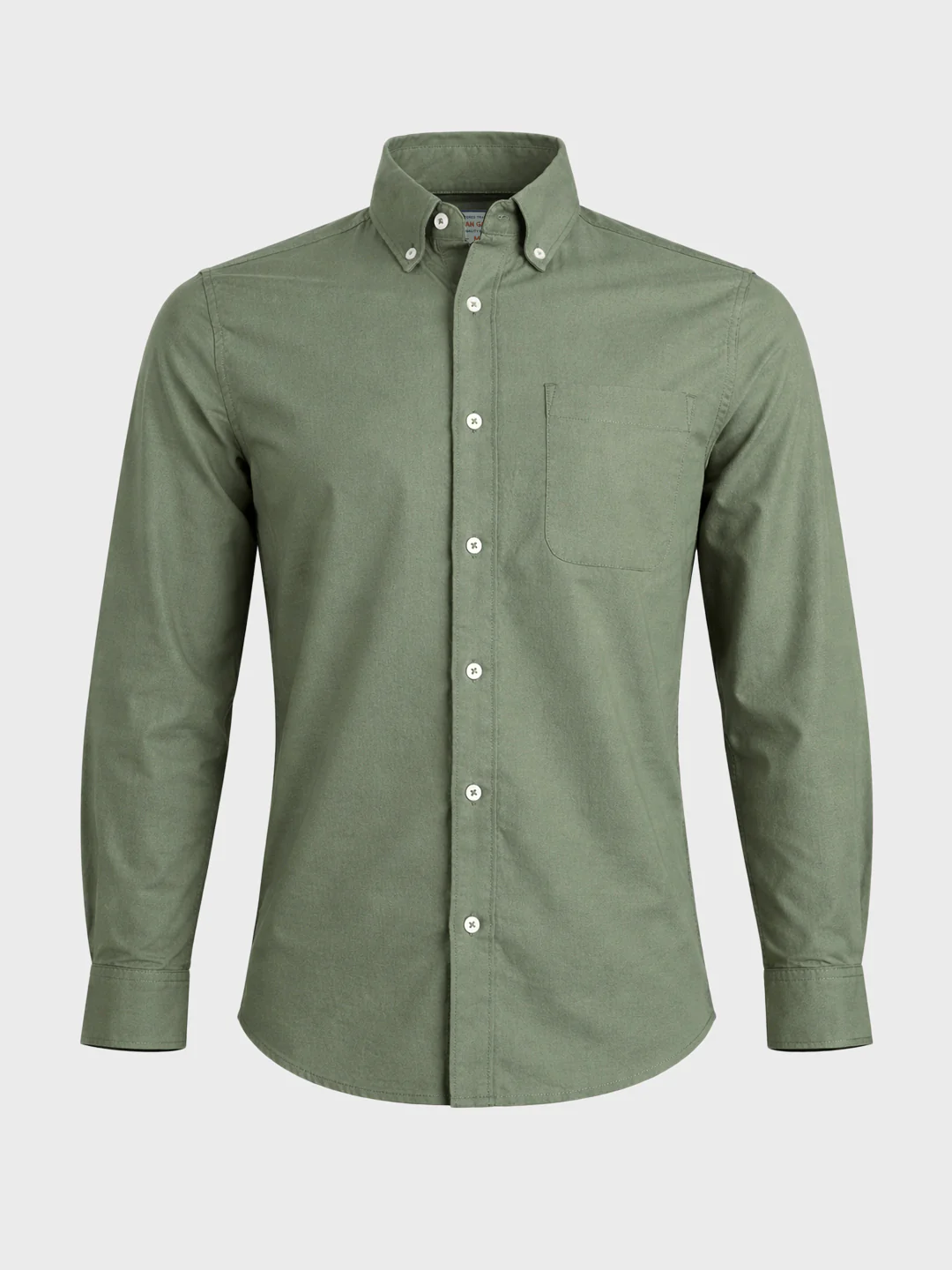 Men's Green Oversized Fit Solid Casual Shirt - Image 6