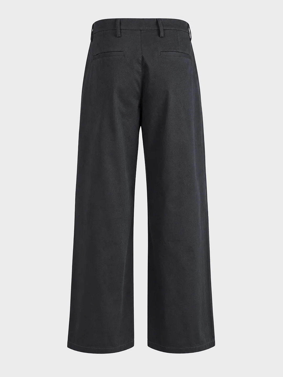 Men's Grey Baggy Fit Solid Utility Trousers - Image 8