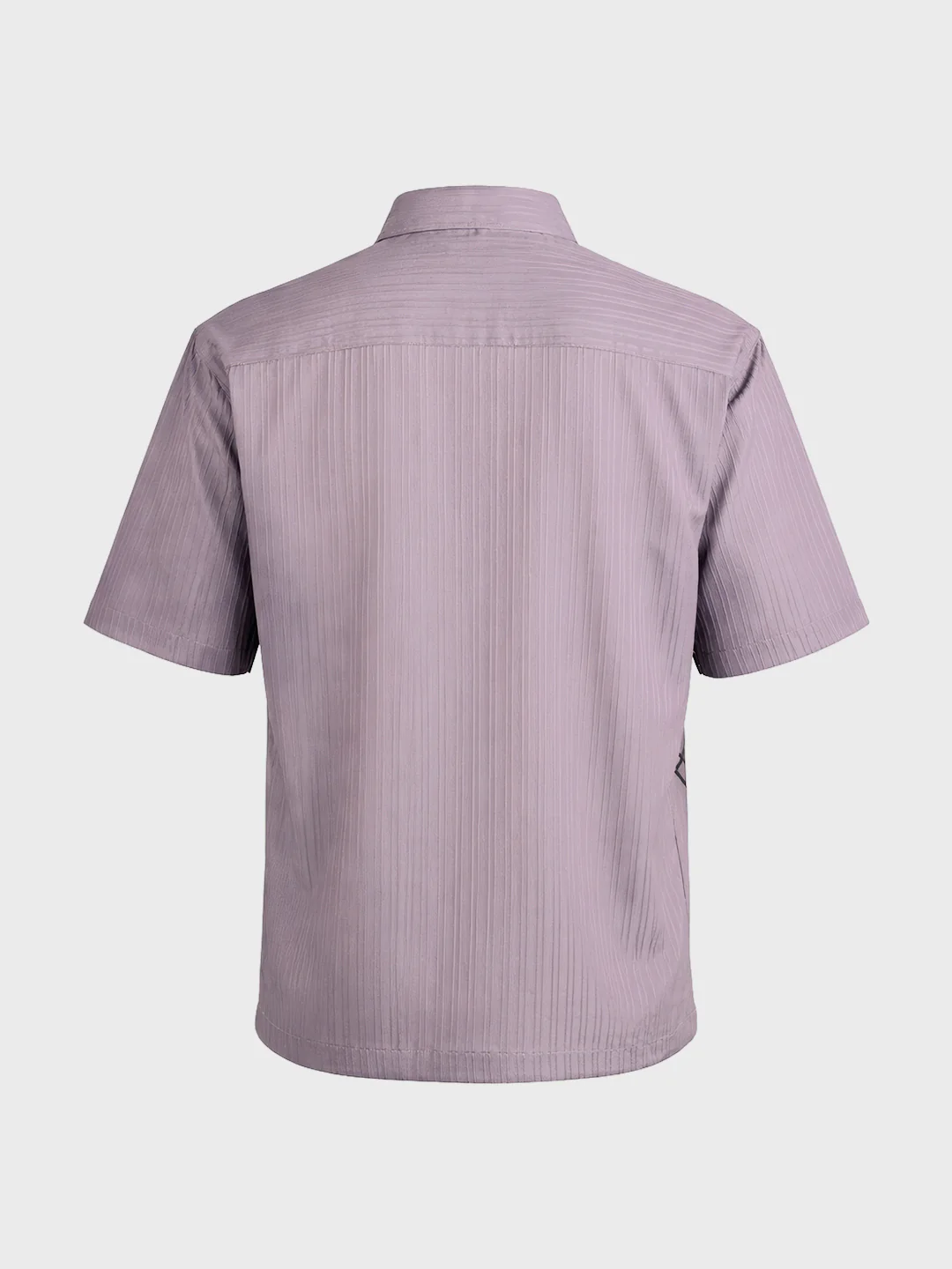 Men's Grey Boxy Fit Graphic Printed Casual Shirt - Image 6