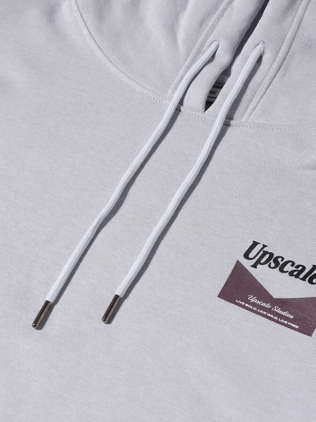 Men's Grey Boxy Fit Graphic Printed Casual Sweatshirt - Image 3