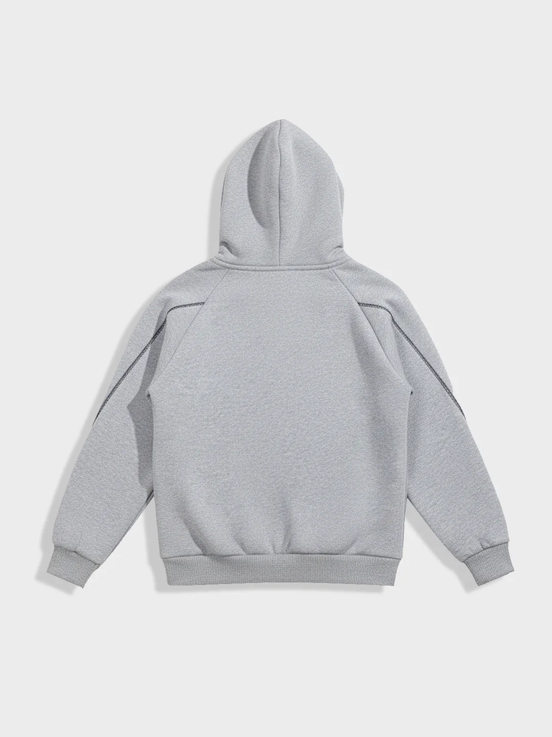 Men's Grey Relaxed Fit Embroided Casual Sweatshirt - Image 5