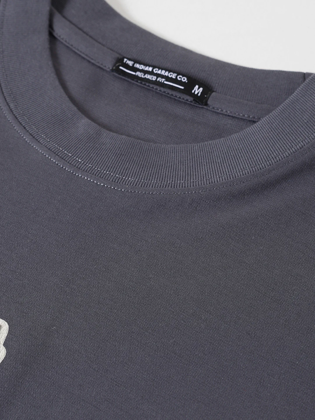 Men's Grey Relaxed Fit Printed 240 GSM Street Wear T-Shirt - Image 8