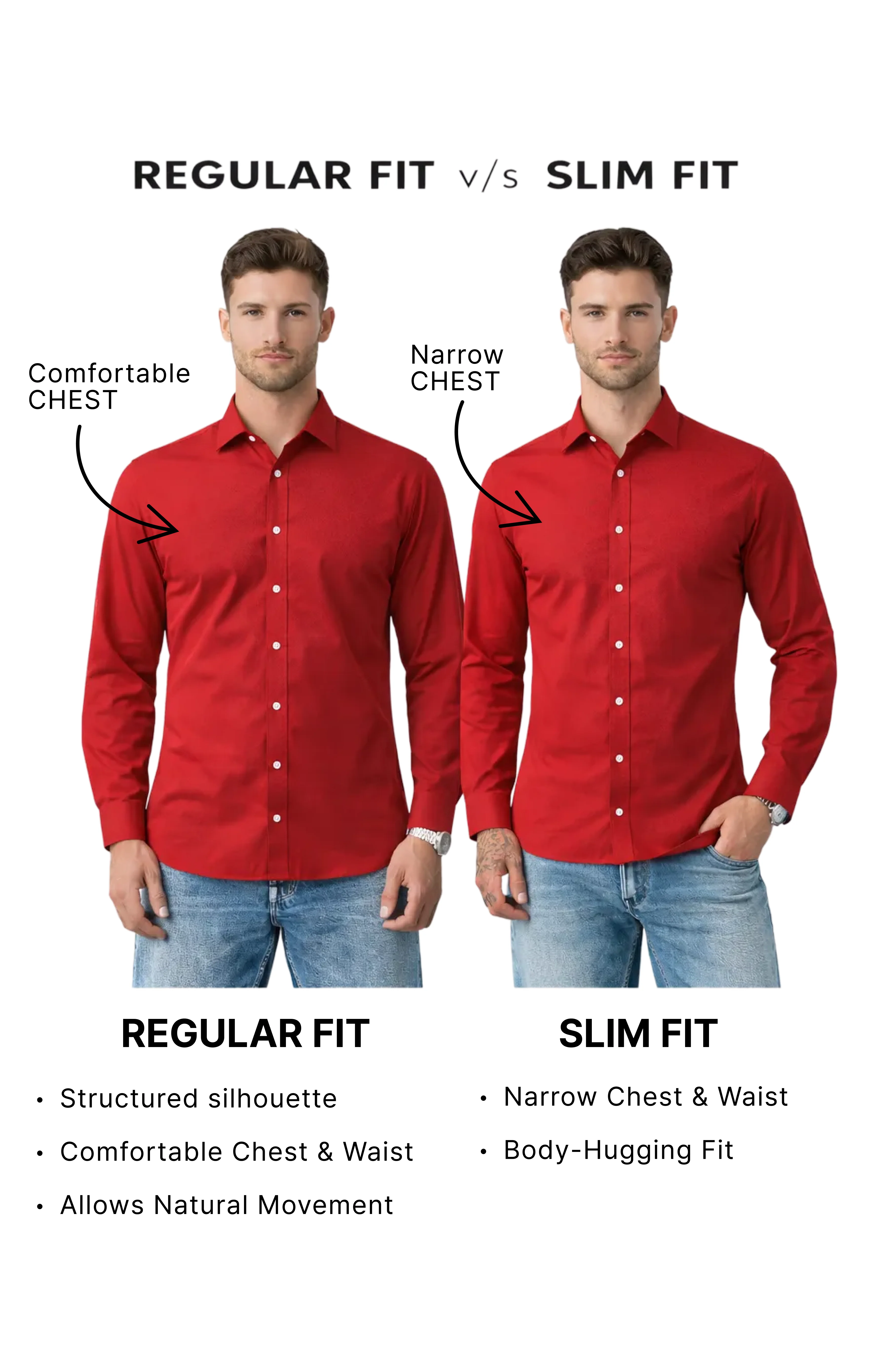 Men's White Regular Fit Casual Solid Shirt - Image 7