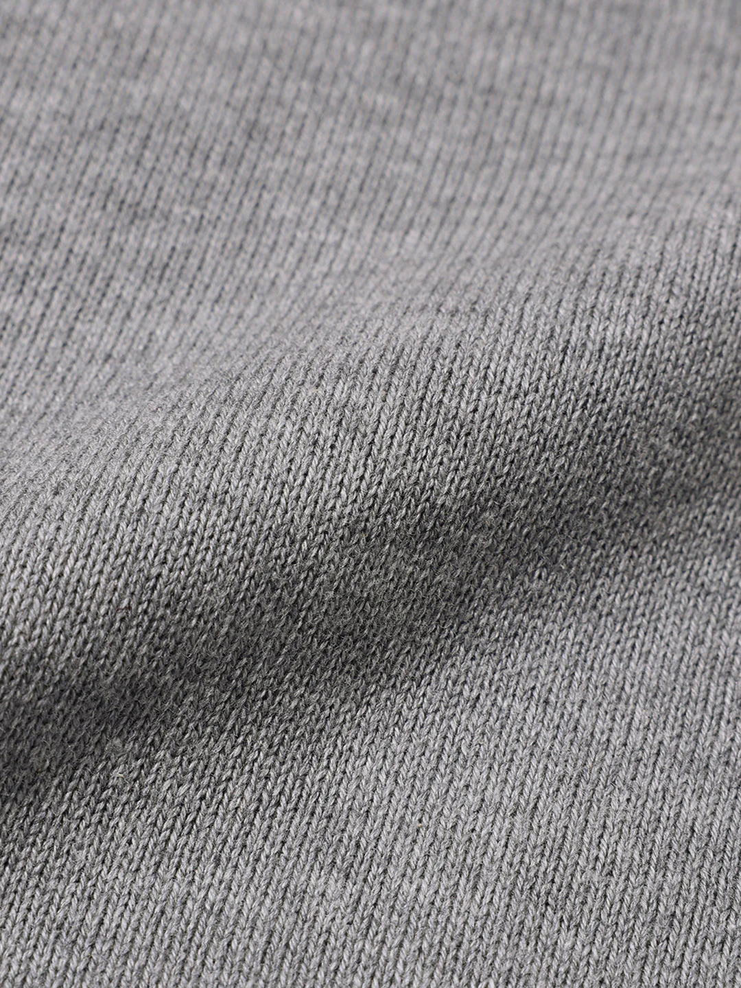 Men's Grey Slim Fit Solid Casual Polo T-Shirt - Image 7