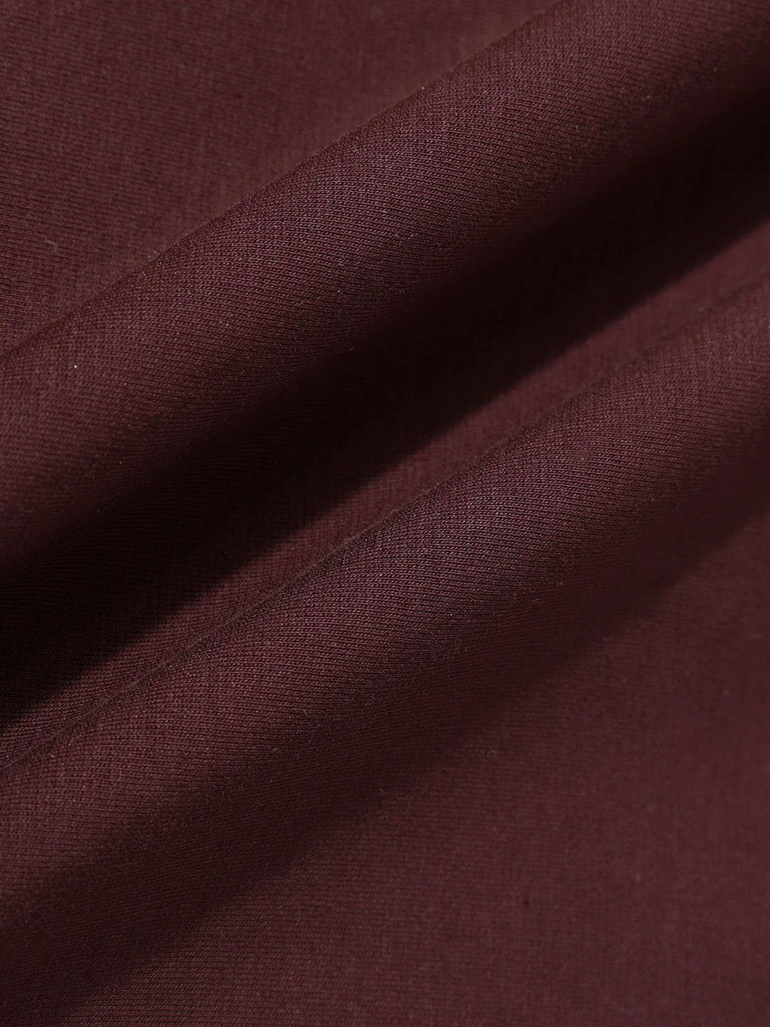 Men's Maroon Relaxed Fit Embroided 240 GSM Casual T-Shirt - Image 7