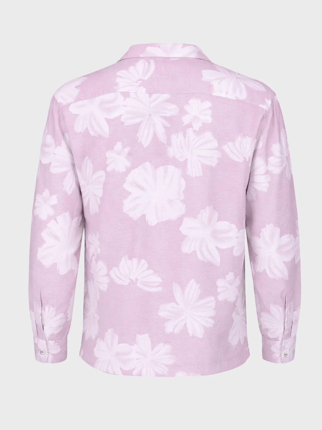 Men's Pink Relaxed Fit Printed Casual Shirts - Image 5